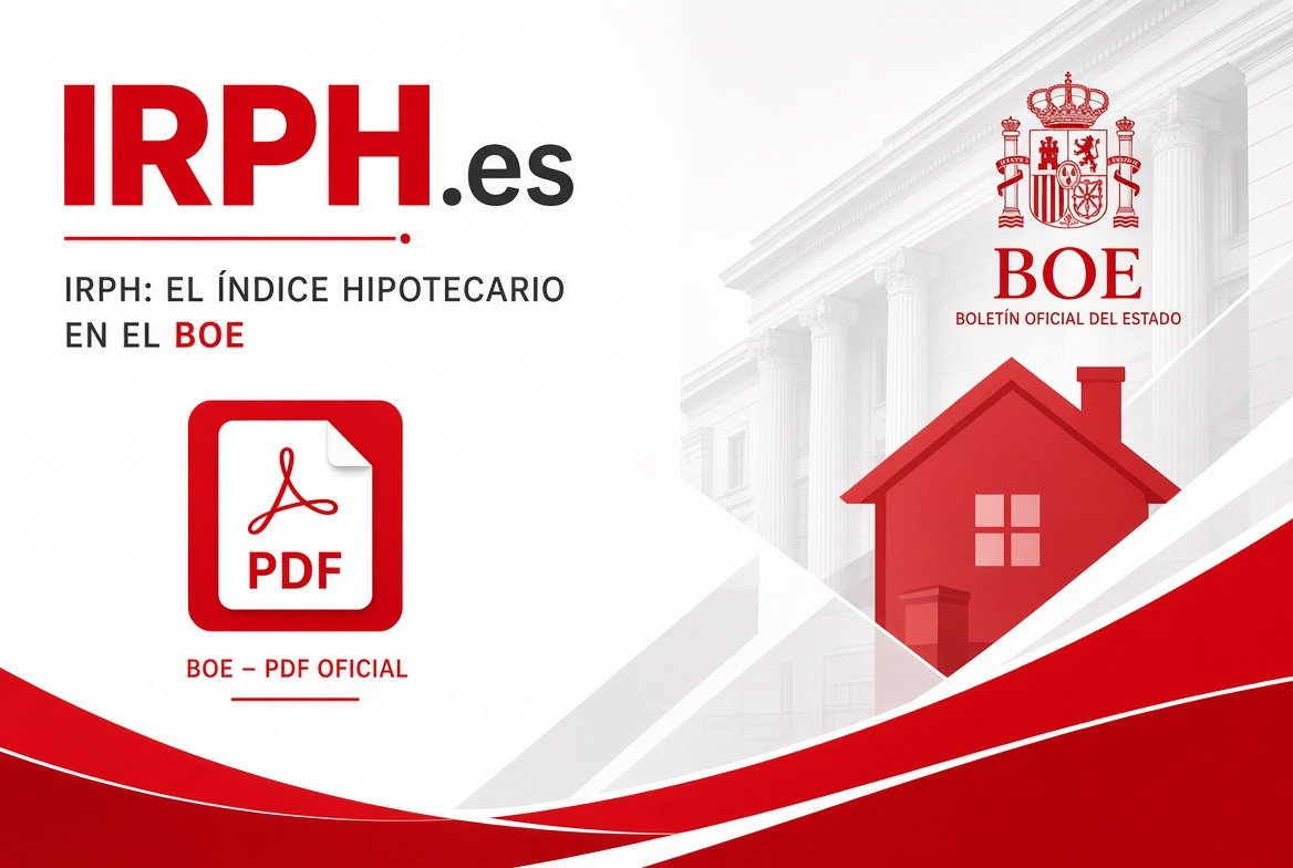 IRPH y el BOE: cómo usar el PDF oficial en una reclamación o en una revisión de cuota